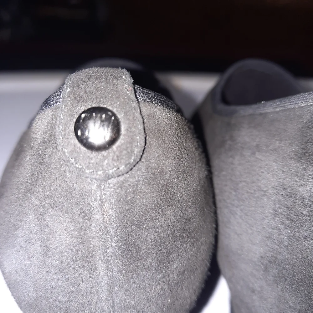 STUART WEITZMAN Hidden Wedge Bootie Stretch Suede Ankle Boot Heeled 9.5 N - Picture 10 of 11